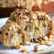 Chocolate Chip & Peanut Butter Oatmeal Cake