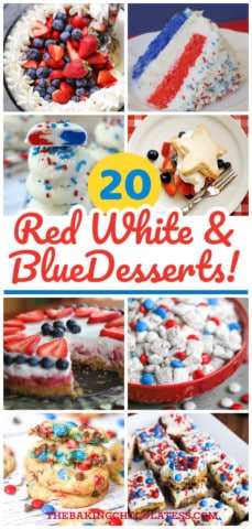 Patriotic RED, WHITE & BLUE DESSERT IDEAS!
