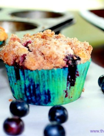 Best Blueberry Crumble Muffins
