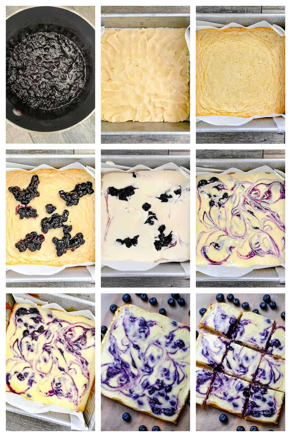 HOW TO MAKE Lemon Blueberry Cheesecake Crumb Bars