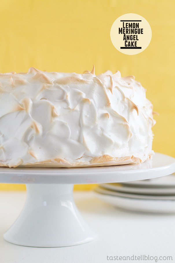 Lemon Meringue Angel Food Cake @ Taste Tell & Blog