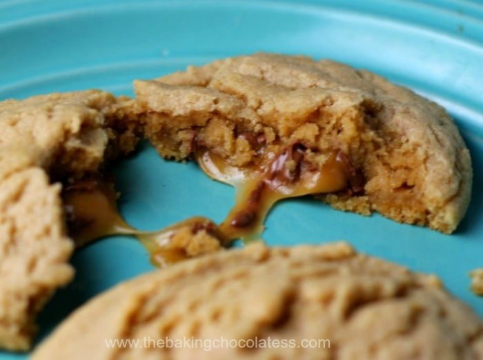 Outrageous Peanut Butter Caramel Truffle Cookies
