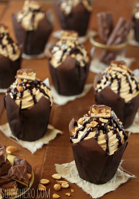 Snickers Cupcakes @ Sugarhero