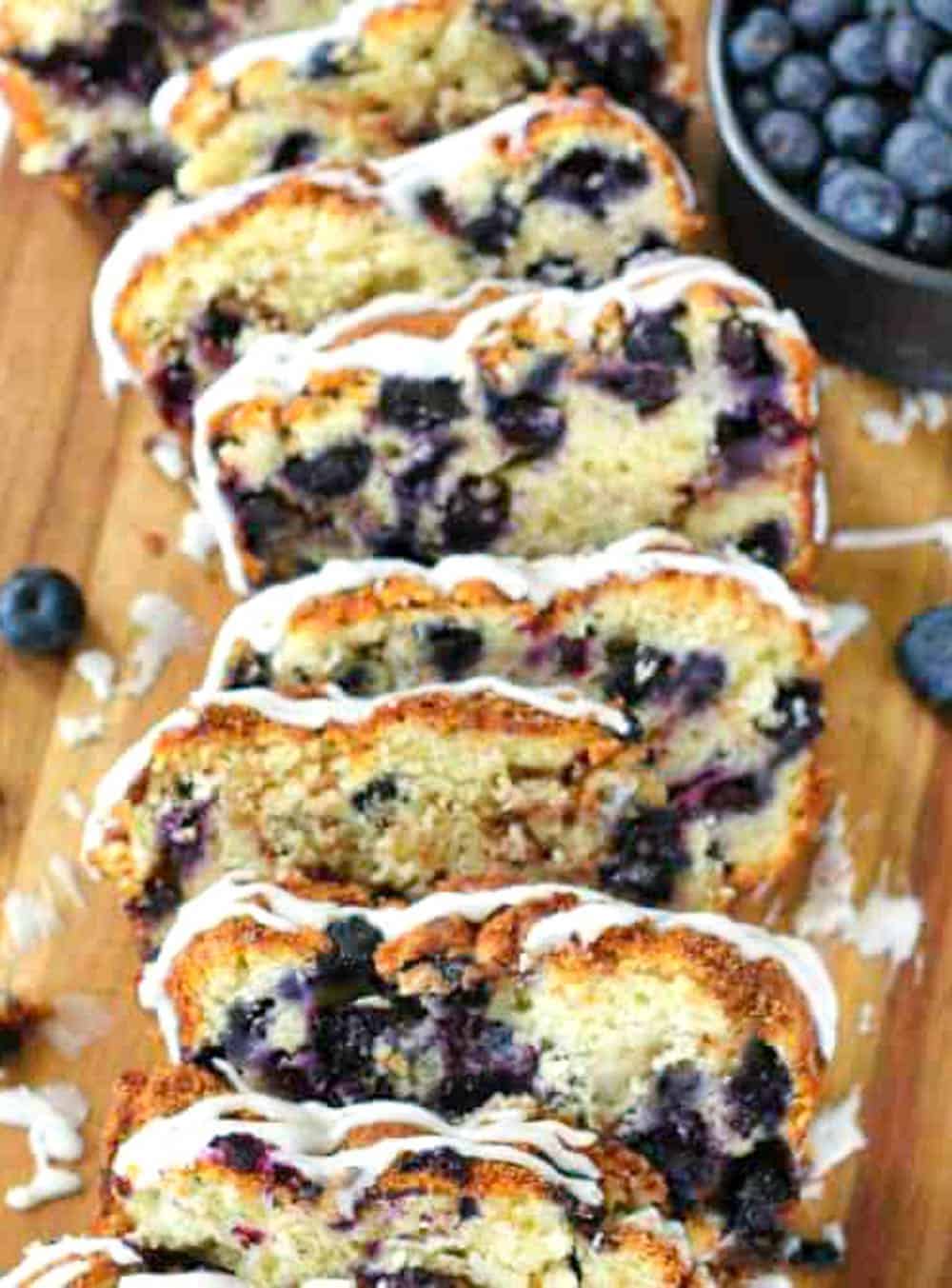 Blueberry Fritter Loaf