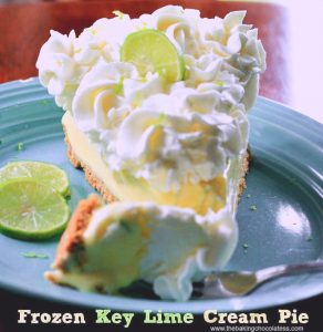 Frozen Key Lime Cream Pie