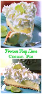 Frozen Key Lime Cream Pie