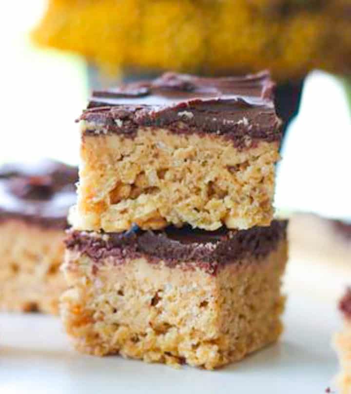  Awesome Peanut Butter Buckeye Rice Krispies The Baking ChocolaTess
