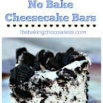 OREO Cheesecake No Bake Bars :)