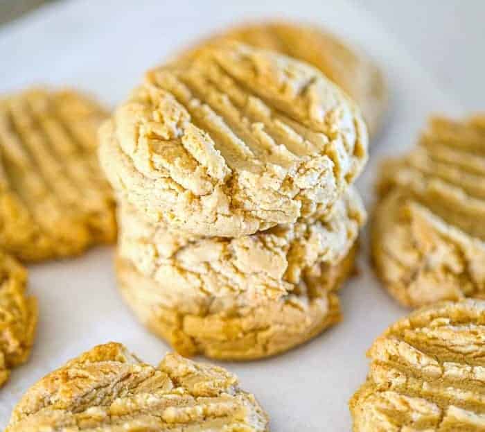 3 Ingredient Peanut Butter Cookies