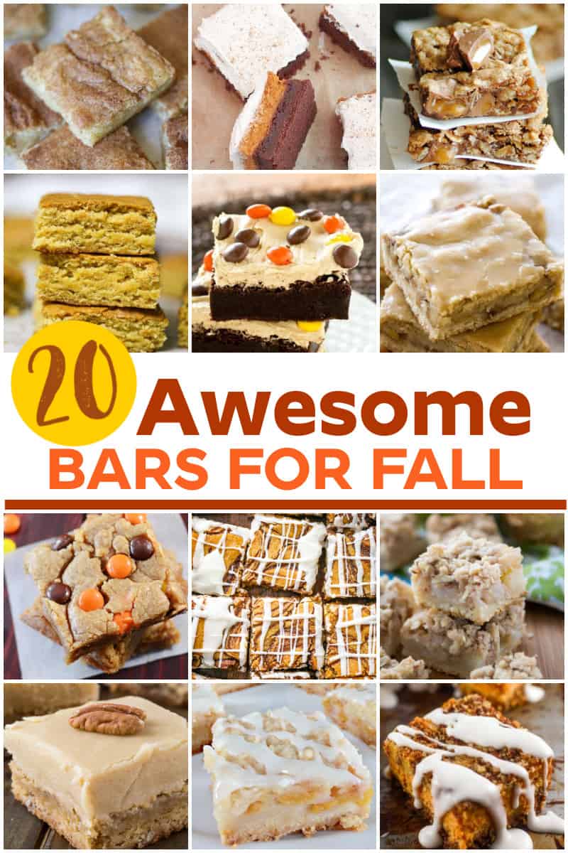 20 Awesome Bars for Fall!
