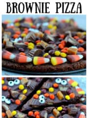 Wicked Good Brownie Pizza