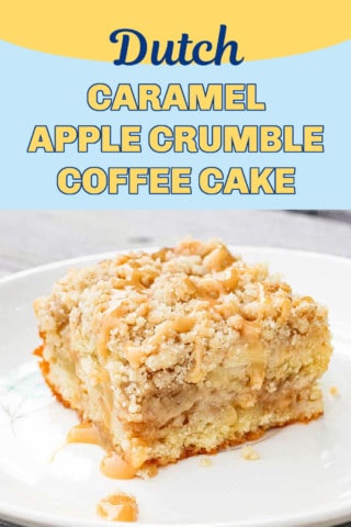 CARAMEL APPLE CRUMBLE COFFEE CAKE