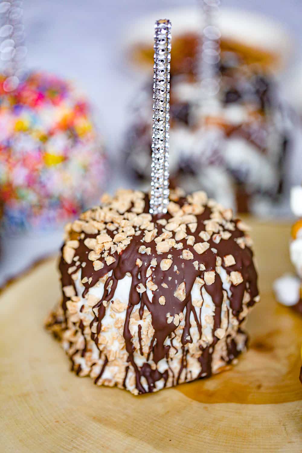 Double Chocolate Caramel Toffee Apples! 