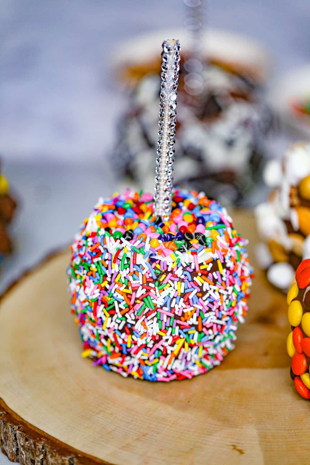 Loaded Sprinkle Candy Apples! 