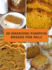 20 Smashing Pumpkin Breads for Fall!