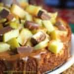 Milky Way Caramel Apple Cheesecake