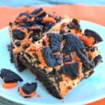 Orange Butter'Scream' Oreo Brownies