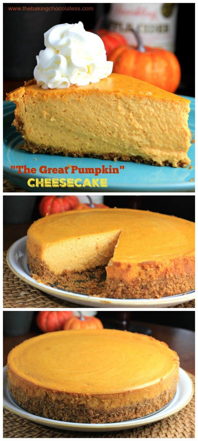 "The Great Pumpkin" Cheesecake