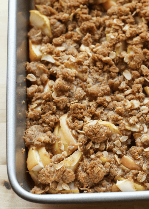 Old-Fashioned Apple Crisp @ Barefeet In the Kitchen