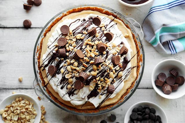 Peanut Butter Cream @ The Candid Appetite easy pie recipes 
