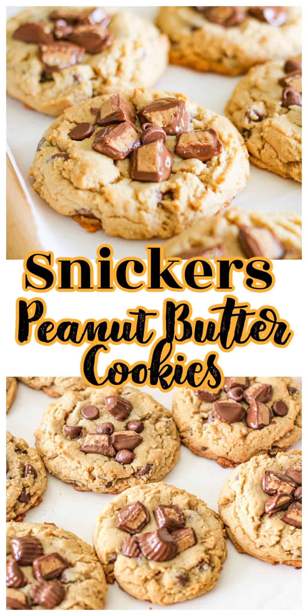 Ultimate Snickers Peanut Butter Cookies