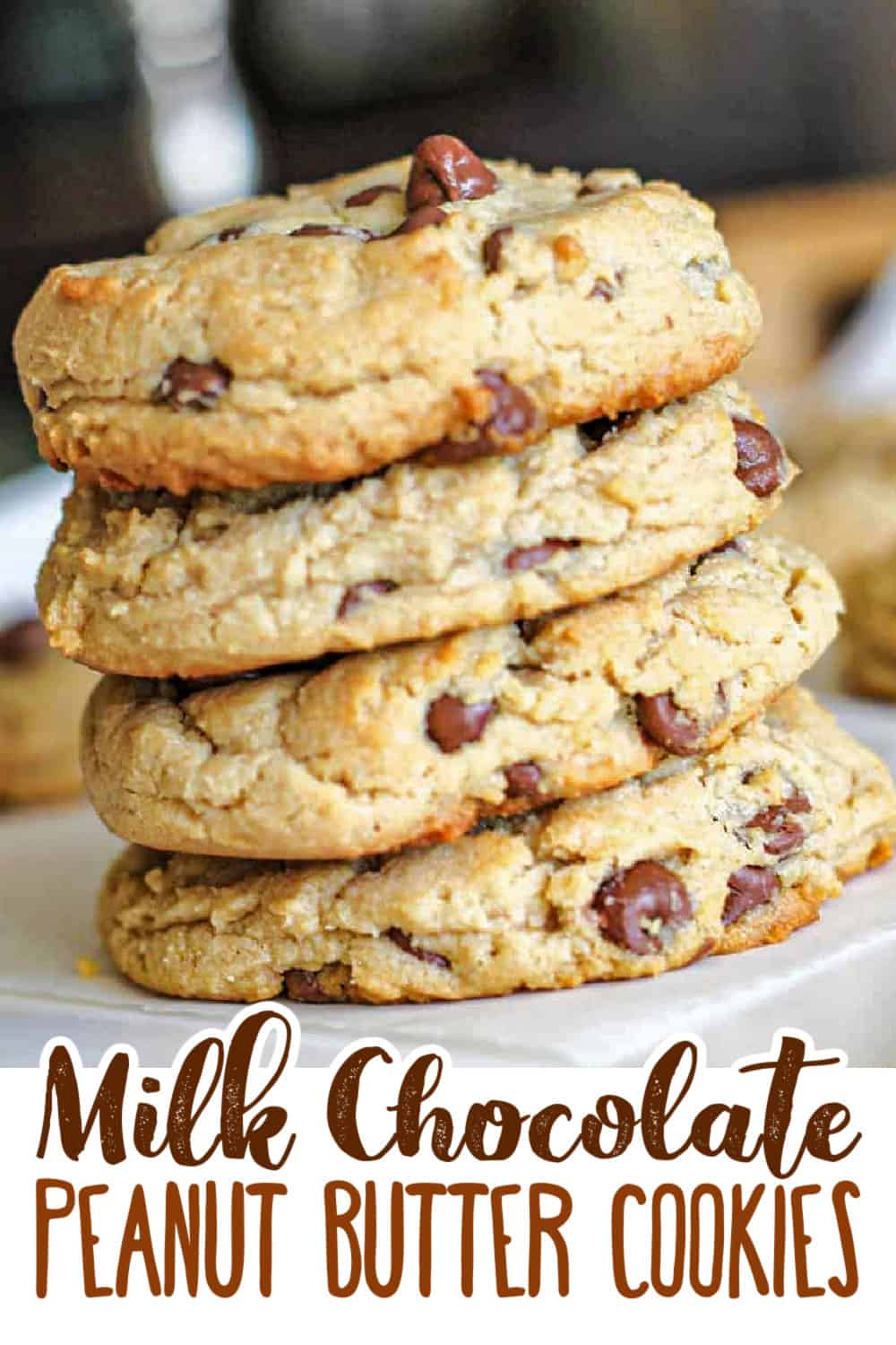"Phenomenal" Milk Chocolate Chip Peanut Butter Cookies recipe