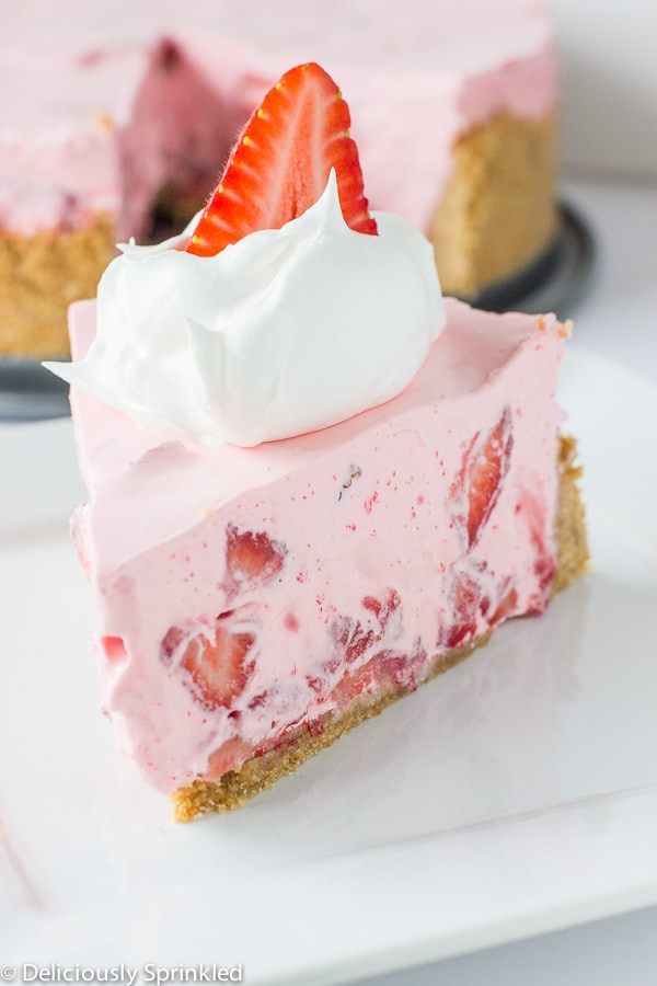 Strawberry and Cream Pie @ Deliciously Sprinkled 