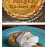 Amish Country Pumpkin Custard Pie
