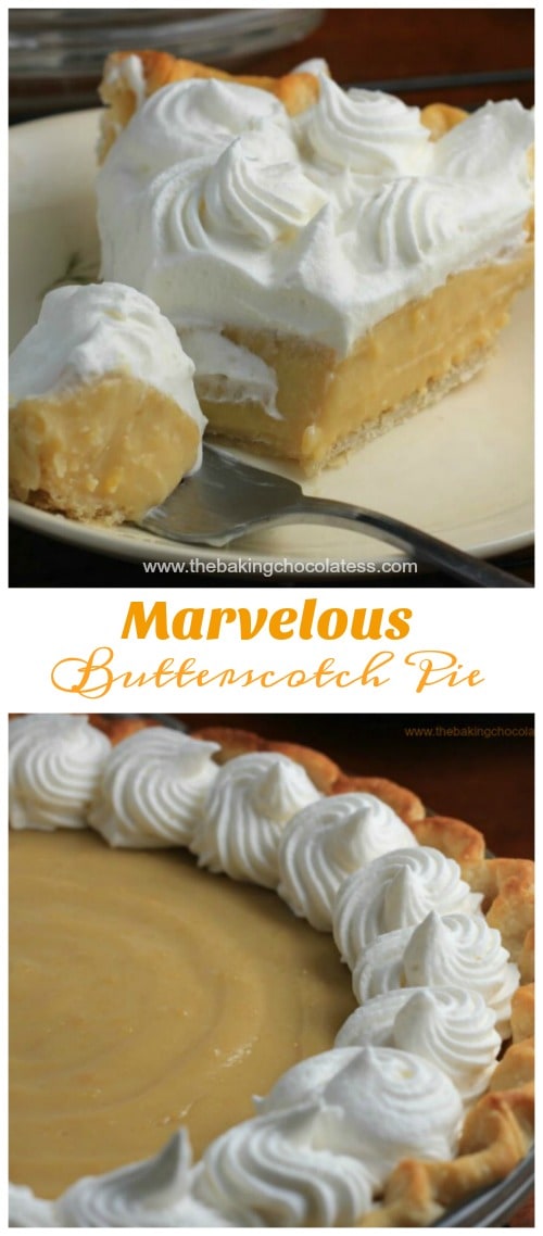 Marvelous Butterscotch Pie