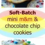 soft batch m&m cookies