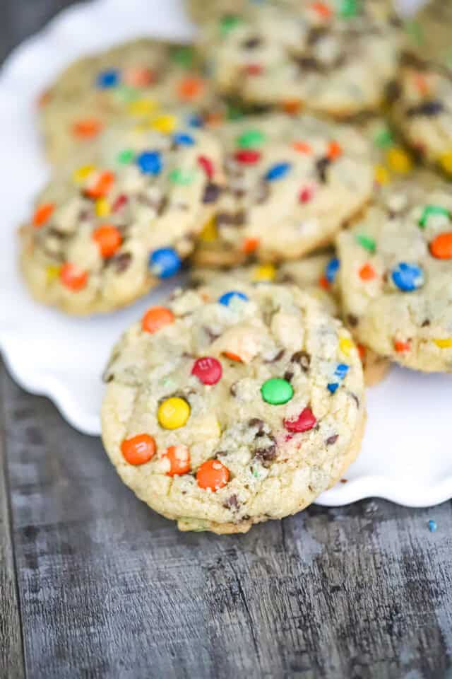 Soft-Batch Mini M&M Chocolate Chip Cookies