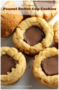 'Awesome' Peanut Butter Cup Cookies