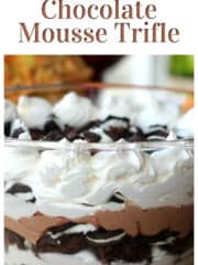 Double Stuff Oreo Brownie Chocolate Mousse Trifle