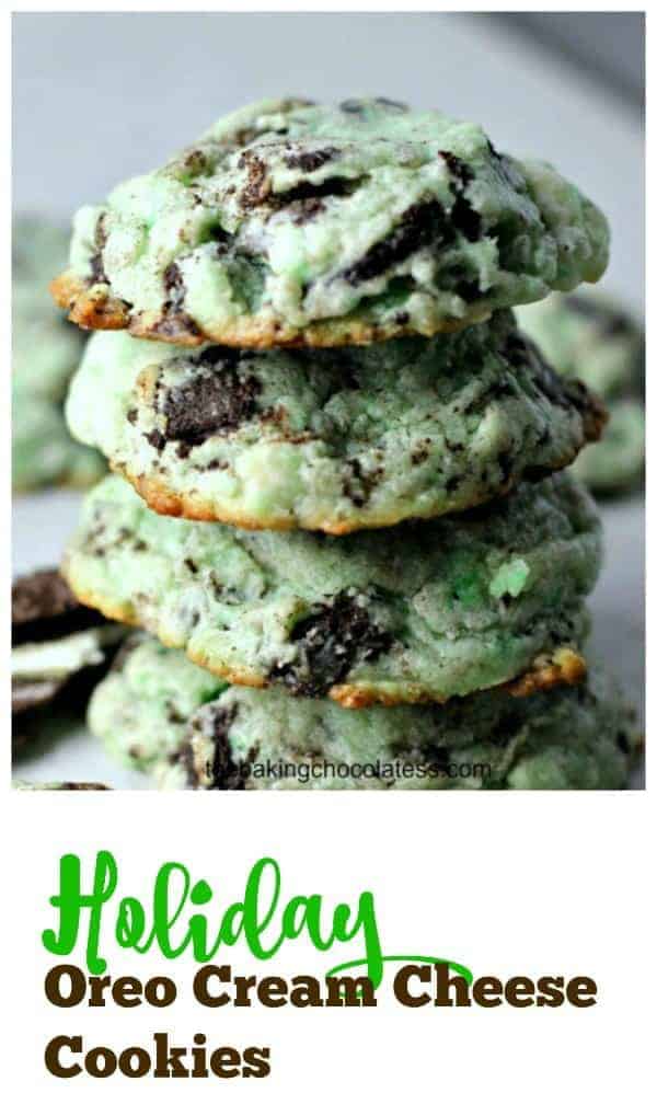 Holiday Oreo Cream Cheese Cookies The Baking ChocolaTess