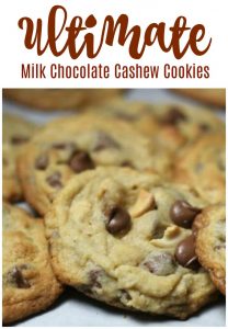 OMG! Ultimate Milk Chocolate Cashew Cookies