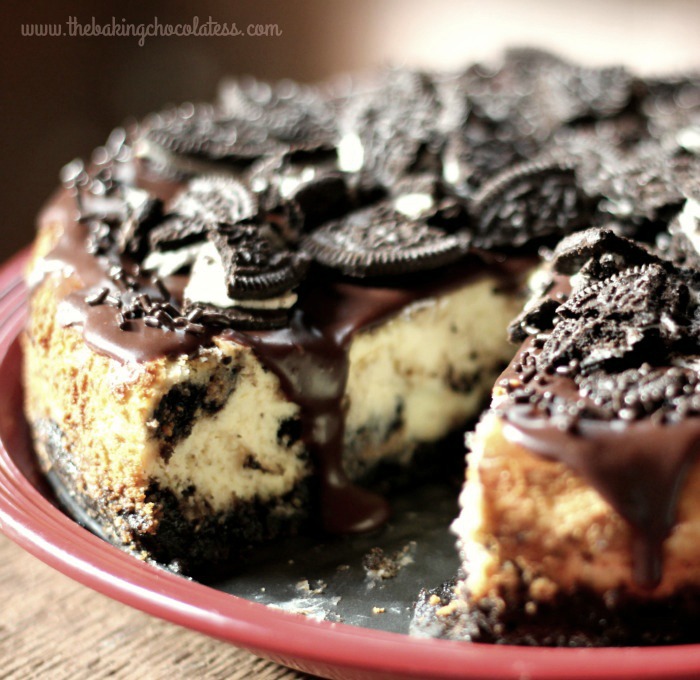 Oreo Chocolate Ganache Cheesecake