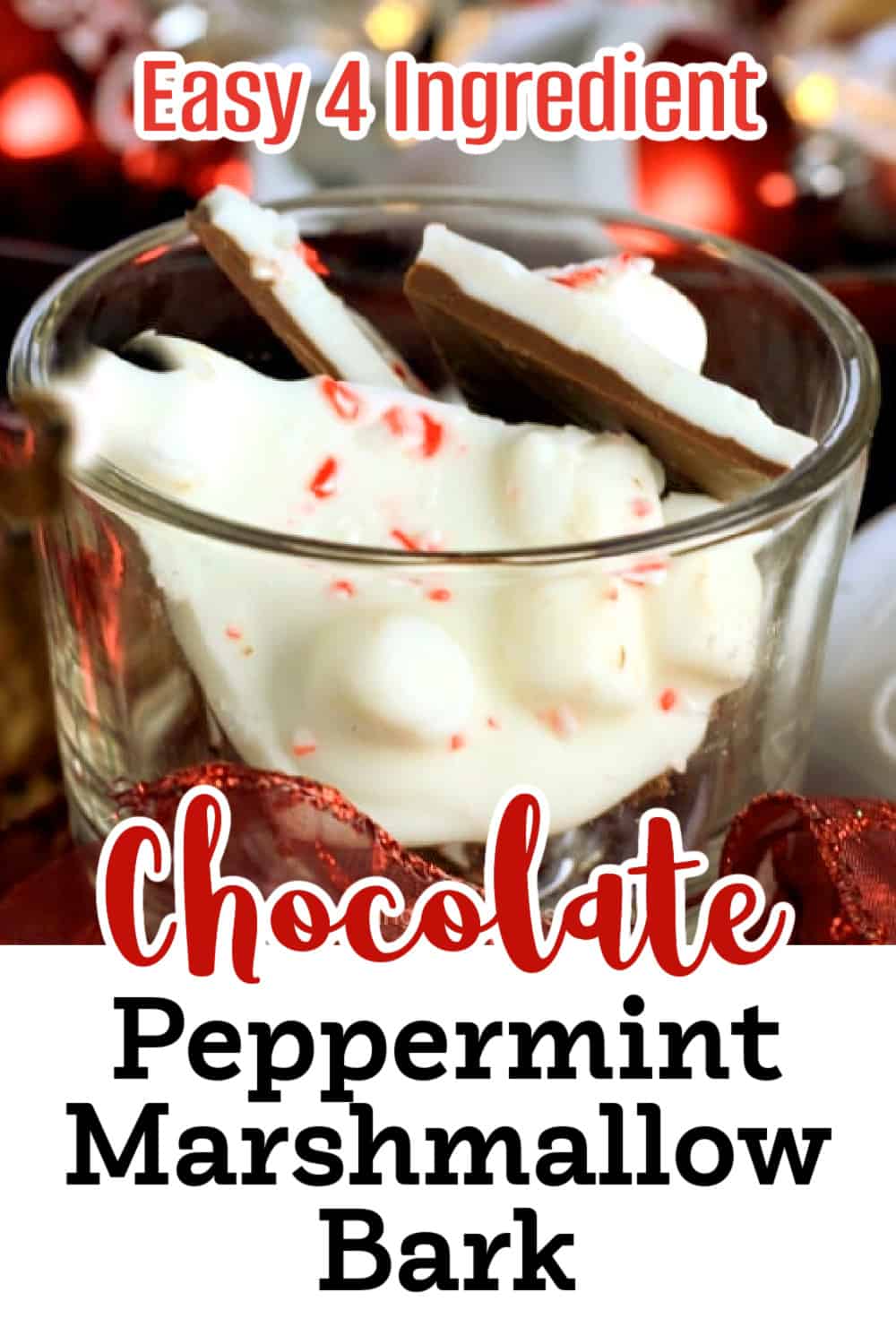 Ooh-la-la Chocolate Peppermint Marshmallow Bark