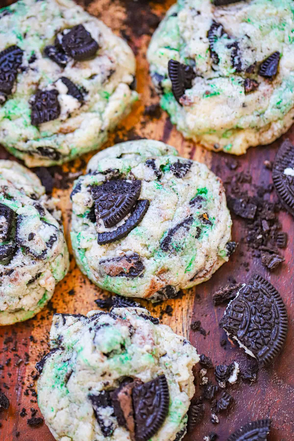 Holiday Oreo Cream Cheese Cookies (Soft, Festive & No‑Chill!)