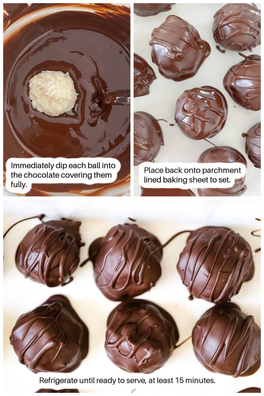 Chocolate Coconut Truffles tutorial