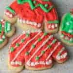 ‘Ugly Sweater’ Buttercream Frosted Christmas Cookies