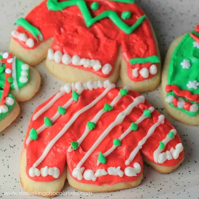 Ugly Sweater Christmas Cookies