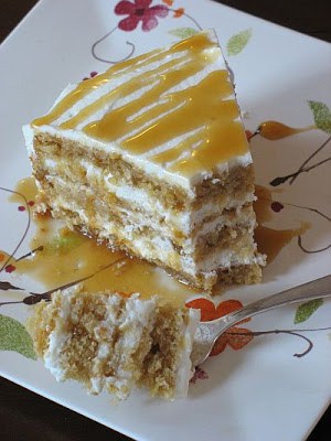Butterscotch Mascarpone Cream Layer Cake @ Tartlette