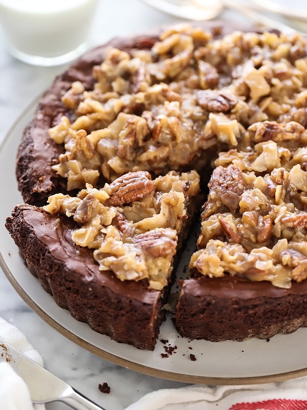 German Chocolate Brownie Pie @ Foodie Crush