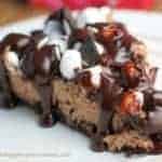 Chocolate Fudge Marshmallow Oreo Brownie Pie