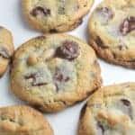 Ultimate Dark Chocolate Chip Toffee Walnut Cookies