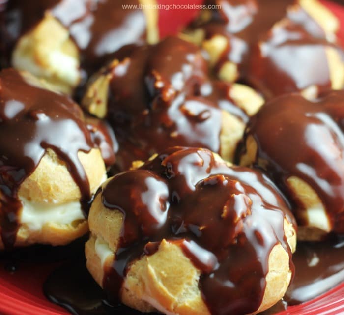 Heavenly Boston Cream Puffs - The Baking ChocolaTess