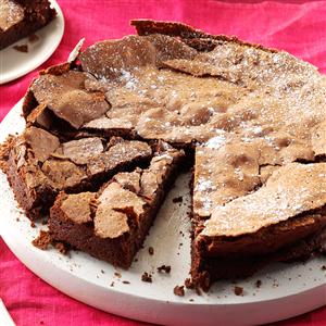 Flourless Dark Chocolate Cake @ Taste of Home heavenly desserts recipes