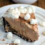 Hot Chocolate Pie Obsession {Frozen or Icebox Style}