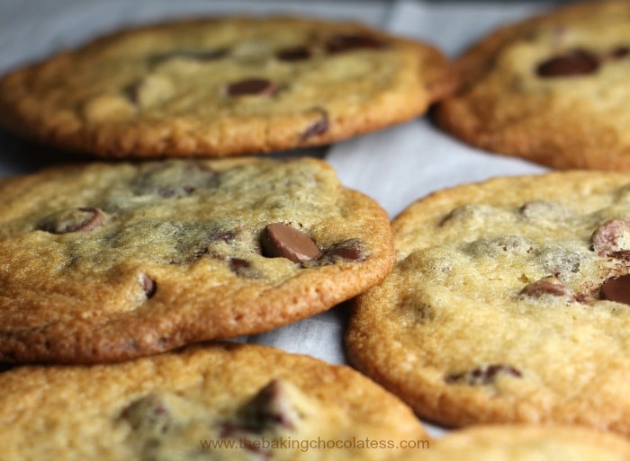 Perfect Thin & Crispy Chocolate Chip Cookies