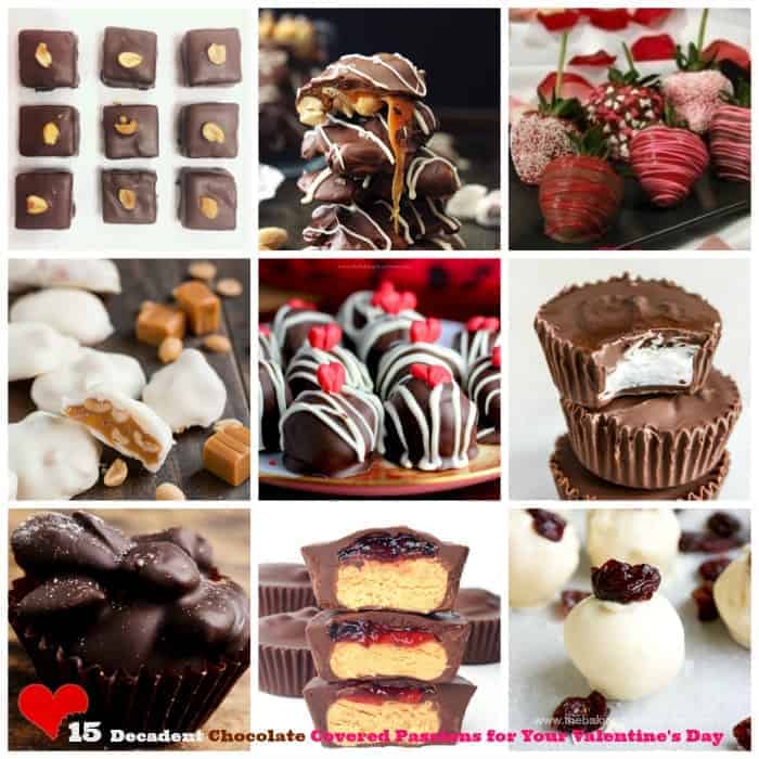 15 Decadent Chocolate Covered Passions for Your Valentine's DayCollage